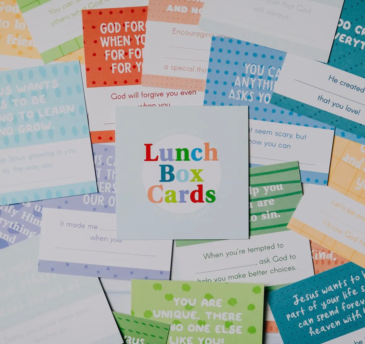 Lunch box cards