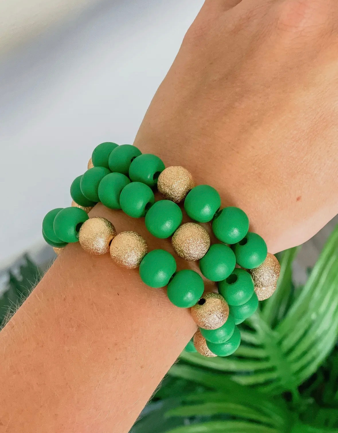 Kelly green bracelet