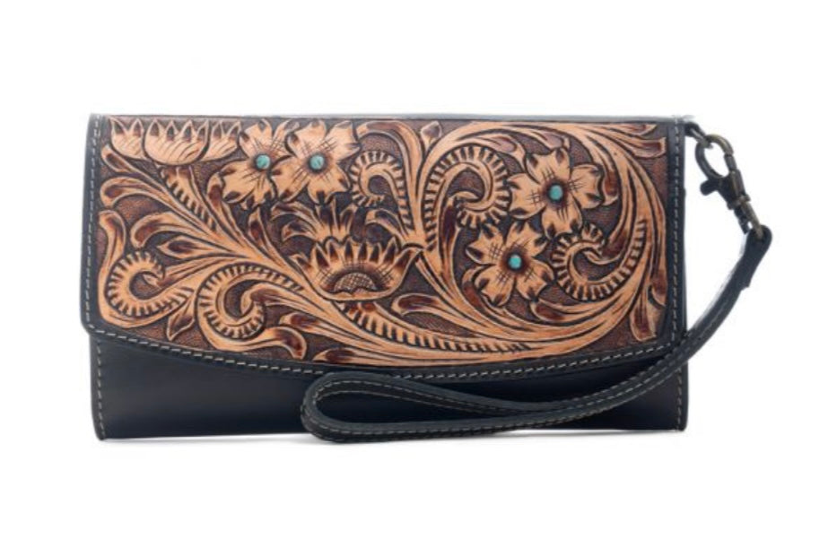 Bluff leather wallet