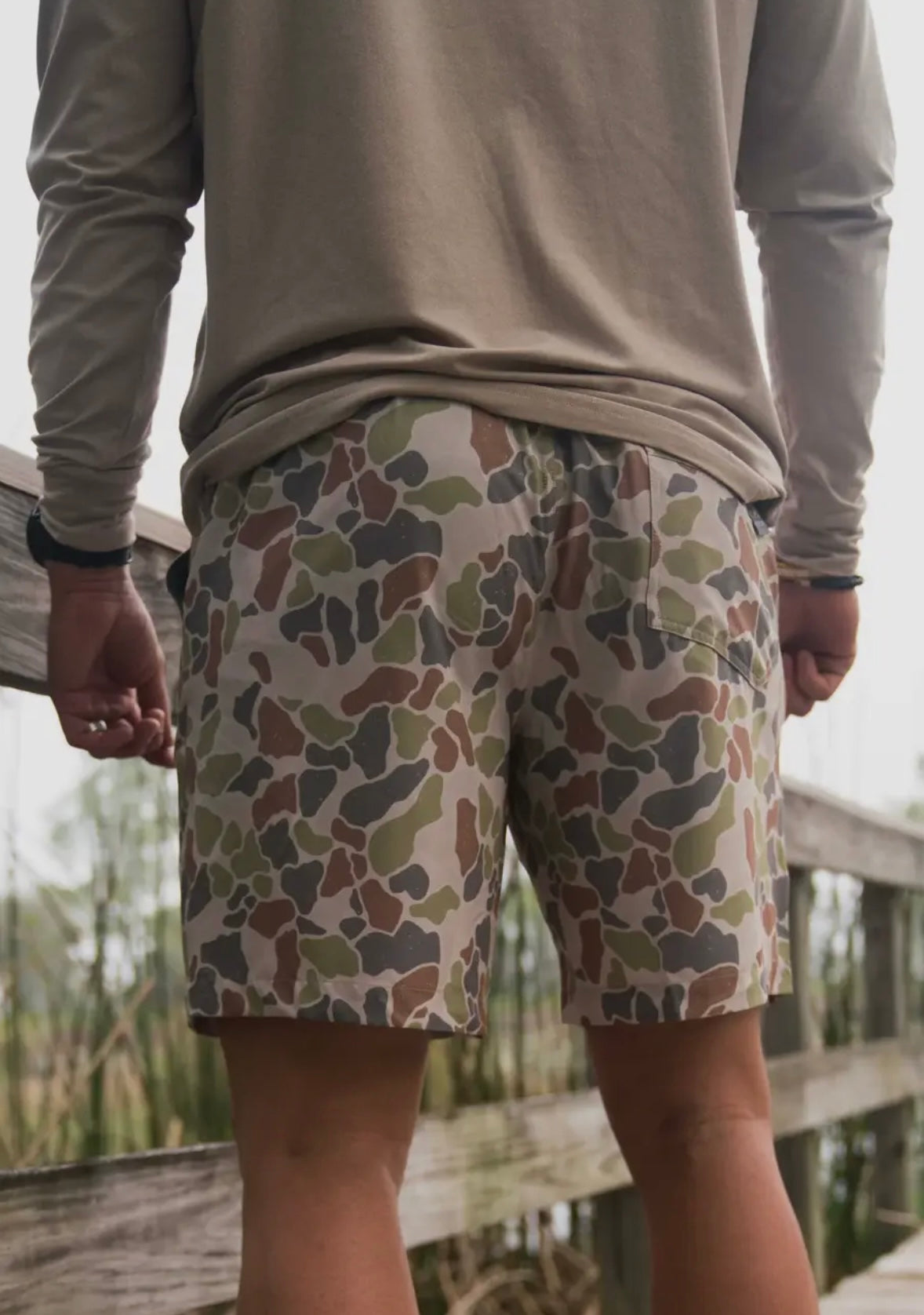 Driftwood Camo short