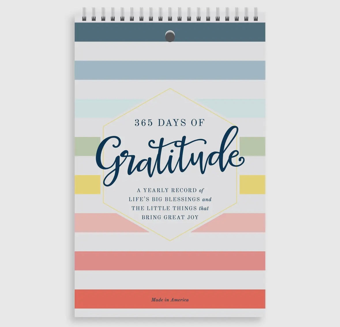 Gratitude journal-Stripes