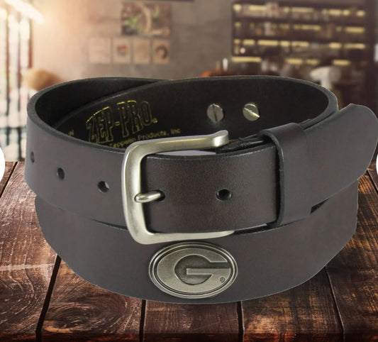 GA Concho Leather belt