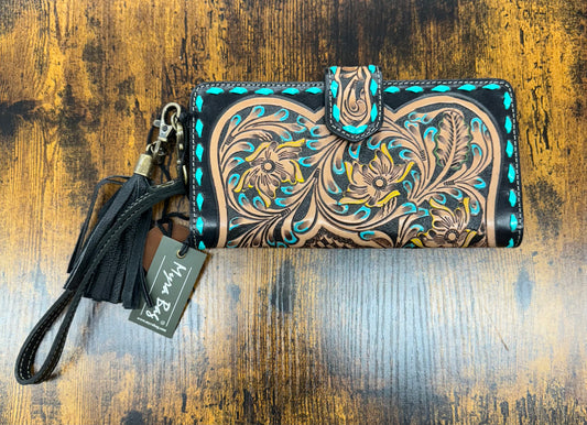 Turquoise wallet