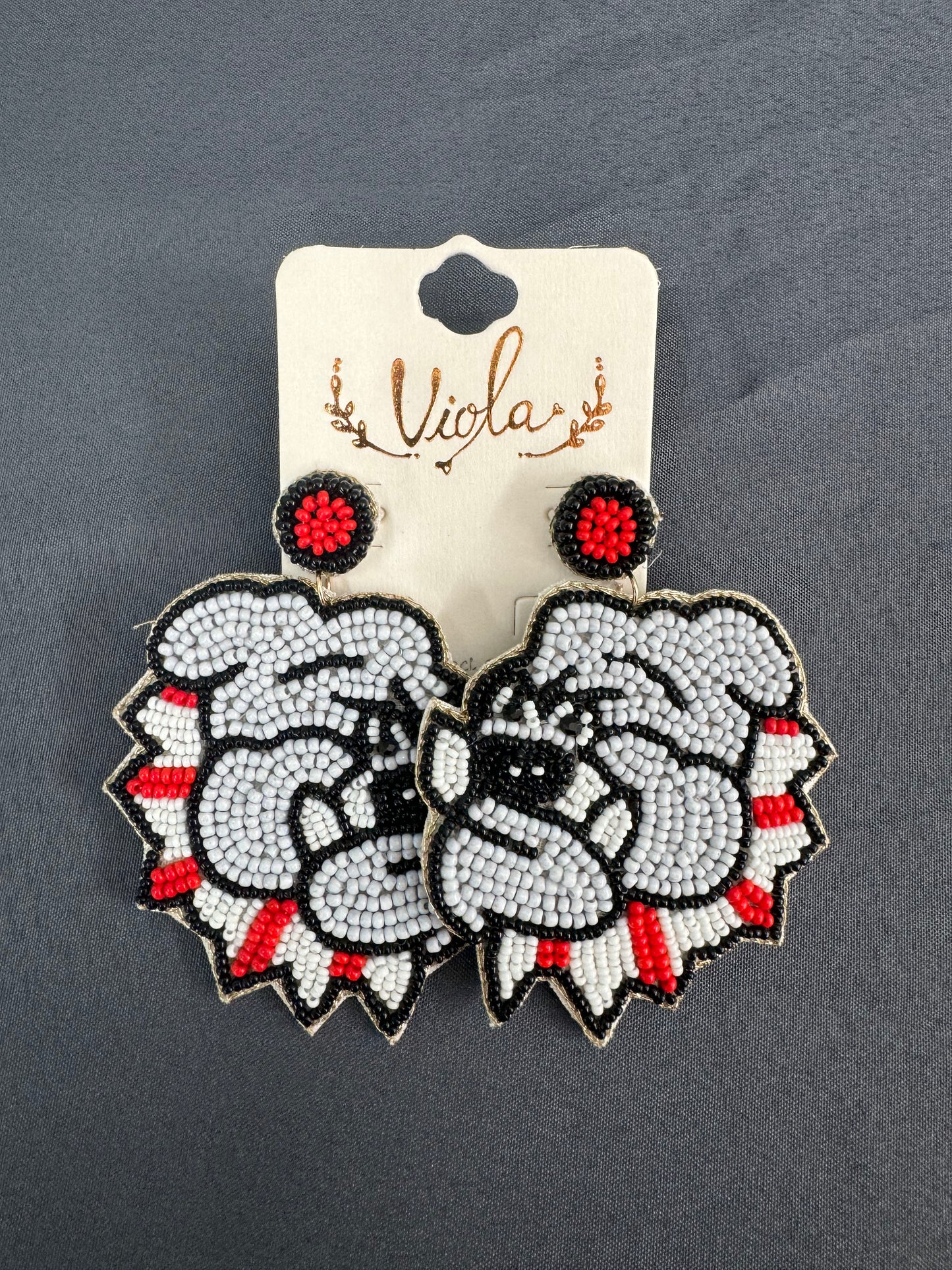 Bulldog Earring