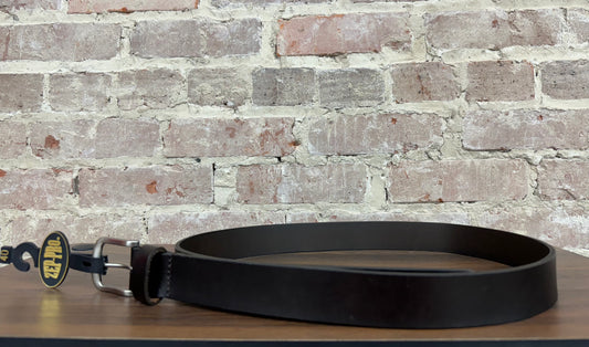 Dark BRW leather belt