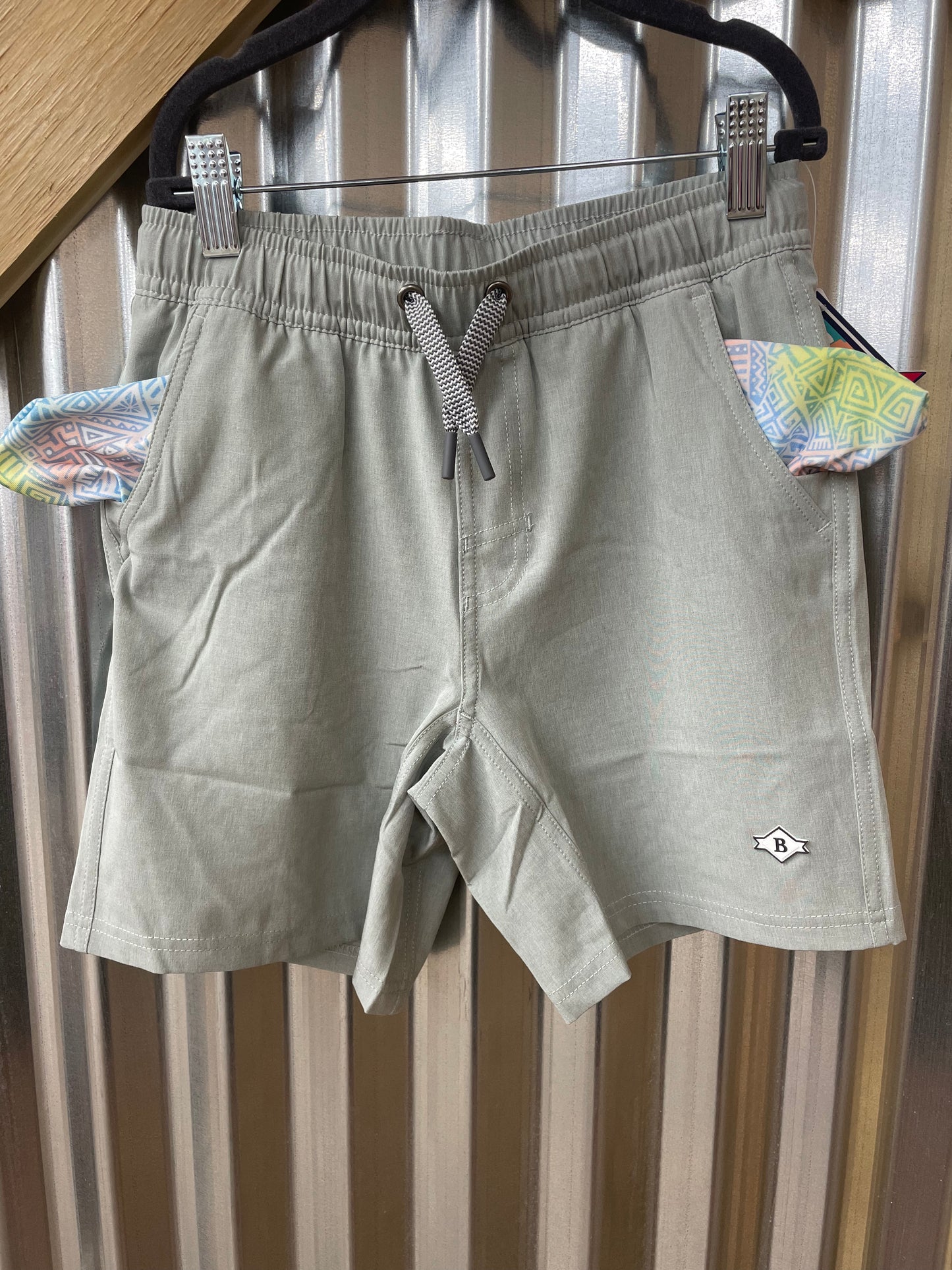 Youth Active Shorts Grey