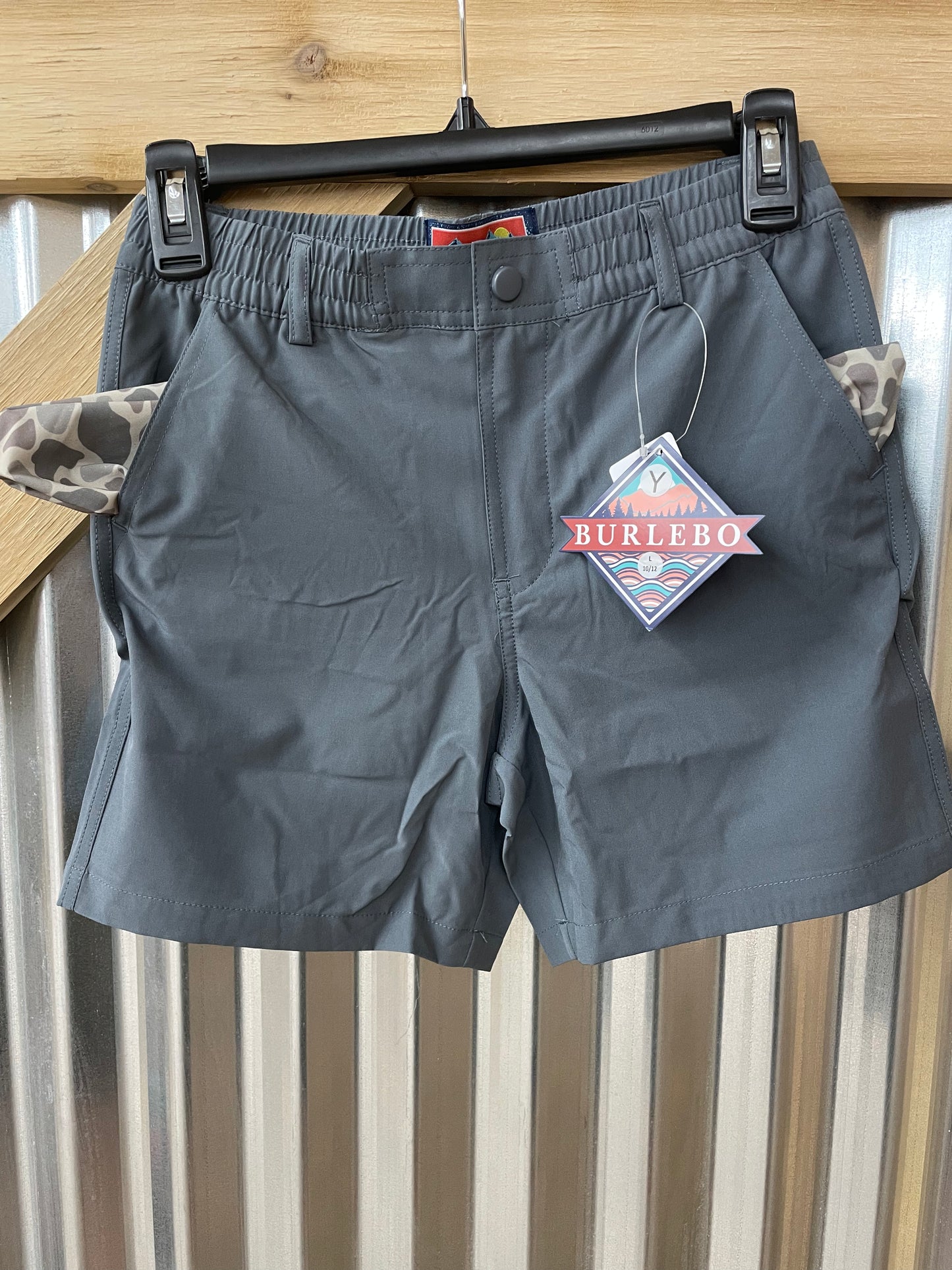 Youth Charcoal Shorts