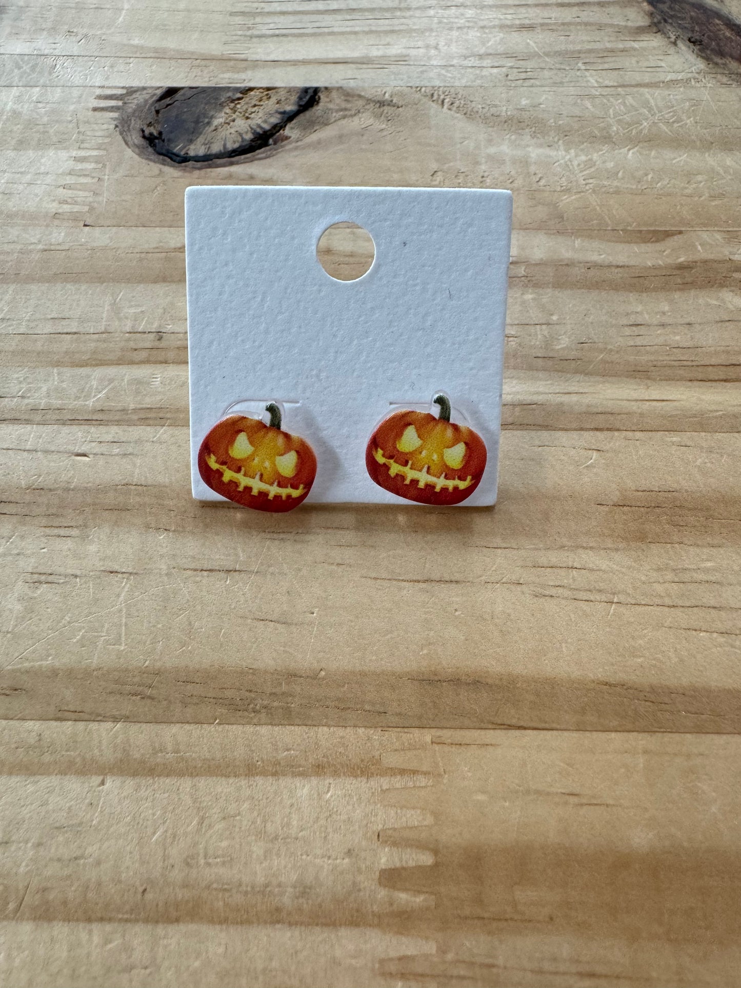 Jack o lantern earring