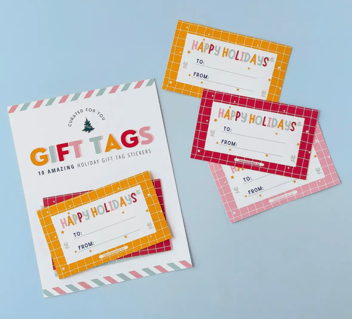 Gift tag stickers